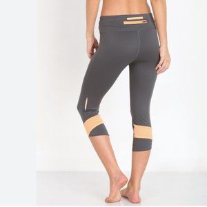 Under Armour Flyby Grey Compression Capri